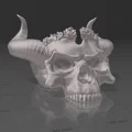 Mô hình 3D Hellsfire - Skull King Series: Bát Đựng Kẹo Đầu Lâu - Thumbnail 3