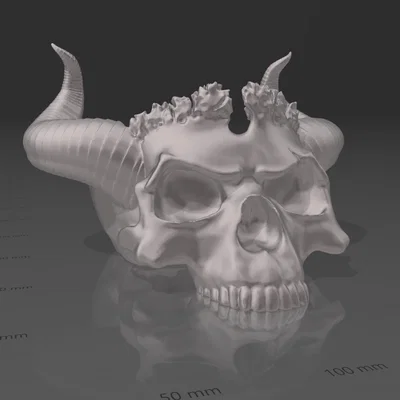 Mô hình 3D Hellsfire - Skull King Series: Bát Đựng Kẹo Đầu Lâu