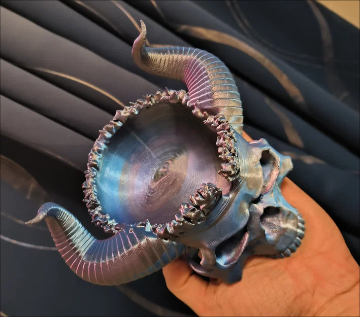 Mô hình 3D Hellsfire - Skull King Series: Bát Đựng Kẹo Đầu Lâu - Image 6