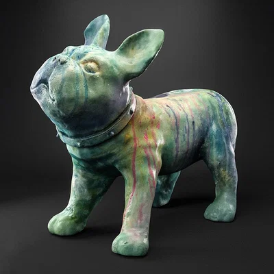 Mô hình tượng chó French Bulldog Seletti