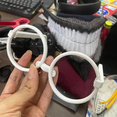 Mẫu in 3D kính mắt Cosplay Okarun từ Dandadan (File STL miễn phí)