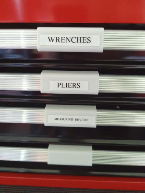 Kẹp Ghi Nhãn Ngăn Kéo Craftsman - Image 1