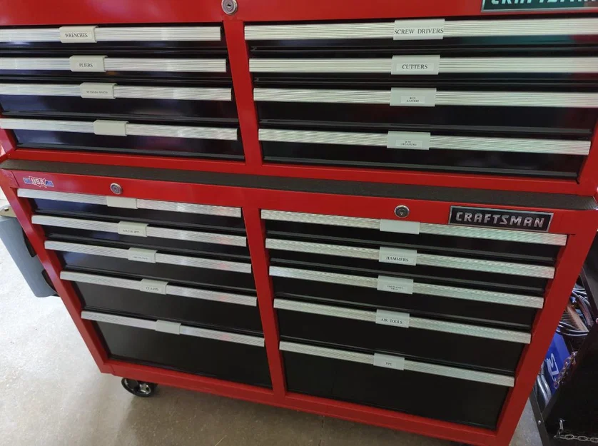 Kẹp Ghi Nhãn Ngăn Kéo Craftsman - Image 2