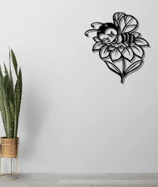 Tranh treo tường Bee Wall Art - Mẫu trang trí 3D dễ thương - Image 1