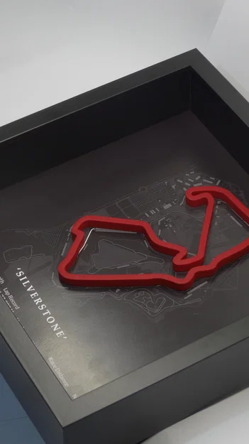 Khung Trưng Bày Mô Hình Đường Đua F1 Silverstone - Image 2