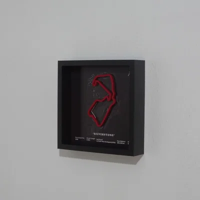Khung Trưng Bày Mô Hình Đường Đua F1 Silverstone
