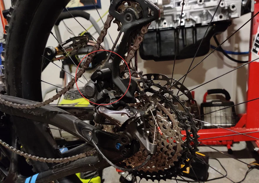 Dụng cụ khóa lồng derailleur Shimano (M6100-M9100) in 3D hữu ích - Image 1