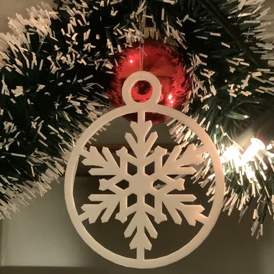 Mô hình bông tuyết treo trang trí cây thông Noel (Snowflake Ornament)