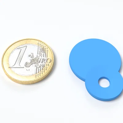 Mẫu đồng xu nhựa in 3D tiện lợi cho xe đẩy siêu thị