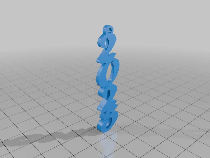 Bộ sưu tập bông tai và móc khóa năm mới 2025 in 3D - Image 5