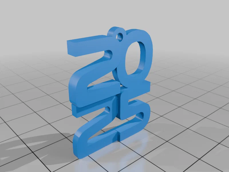 Bộ sưu tập bông tai và móc khóa năm mới 2025 in 3D - Image 10