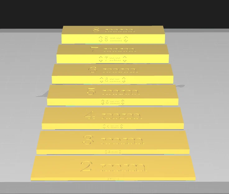 Bộ cữ đo / miếng đệm gỗ (Hệ mét - Kèm file OpenSCAD tùy chỉnh) - Image 1