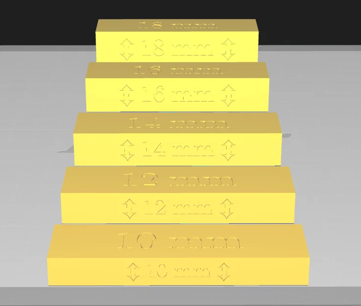 Bộ cữ đo / miếng đệm gỗ (Hệ mét - Kèm file OpenSCAD tùy chỉnh) - Image 2