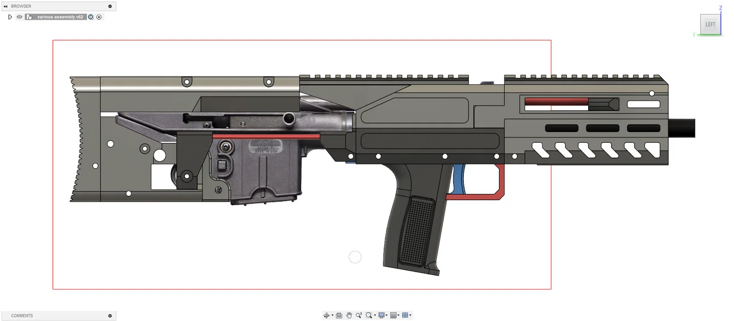 Bộ kit bullpup cho WE-Tech PLR-16 - Image 4