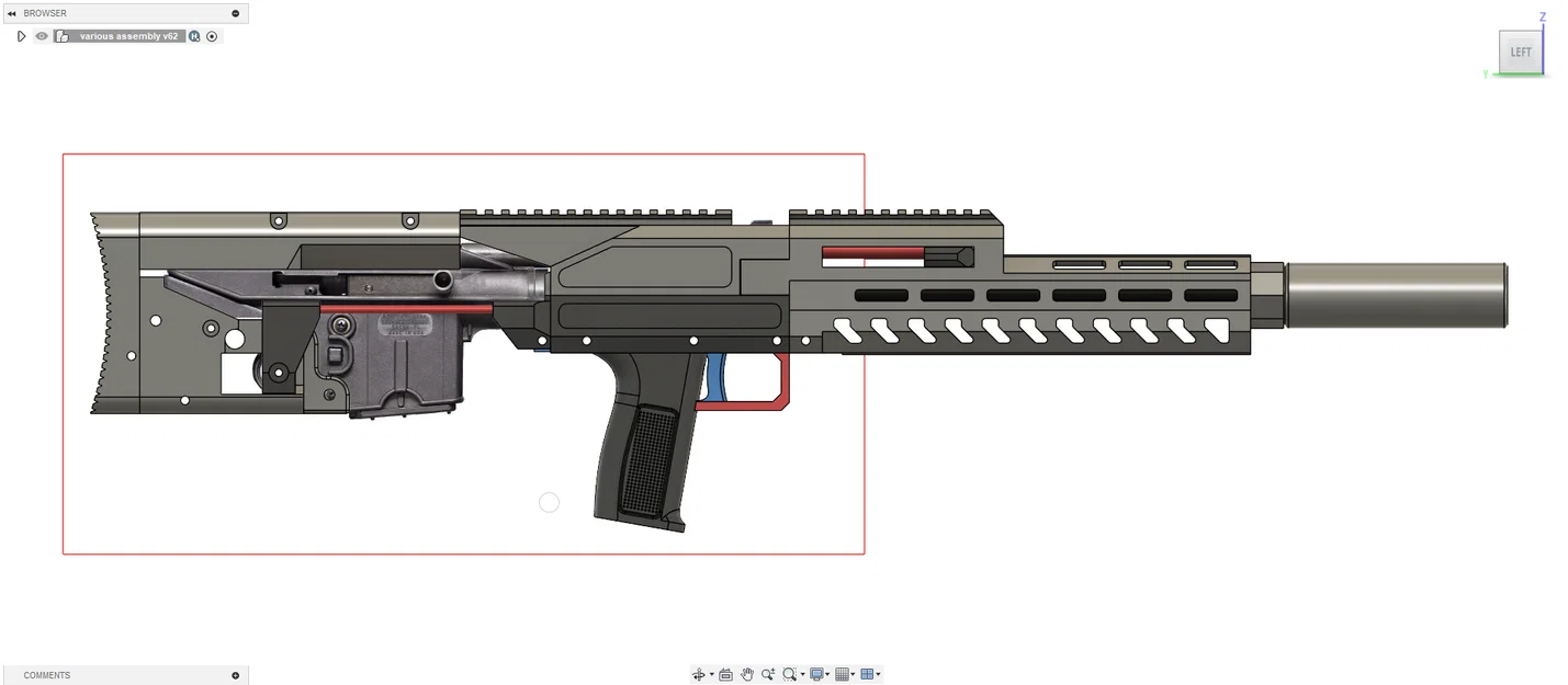 Bộ kit bullpup cho WE-Tech PLR-16 - Image 5