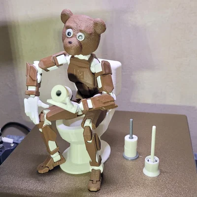 Toilet 13 dành cho mô hình Dummy 13 (tỷ lệ 170%)