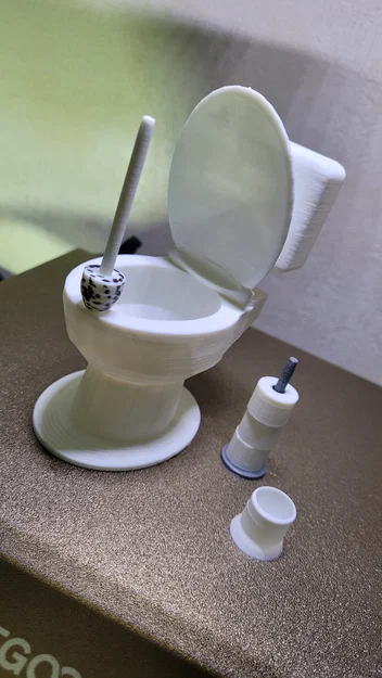 Toilet 13 dành cho mô hình Dummy 13 (tỷ lệ 170%) - Image 3