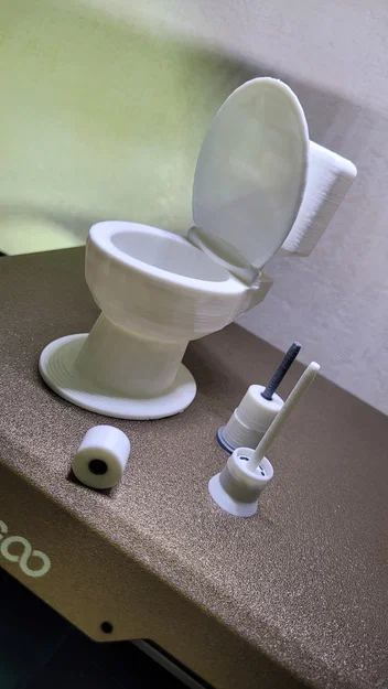 Toilet 13 dành cho mô hình Dummy 13 (tỷ lệ 170%) - Image 6