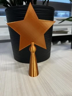 Ngôi sao trang trí đỉnh cây thông Noel in 3D cực đẹp 1