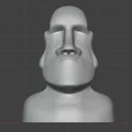Mô hình tượng đá Moai in 3D trang trí độc đáo - Thumbnail 1