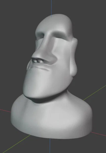 Mô hình tượng đá Moai in 3D trang trí độc đáo - Image 2