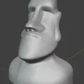 Mô hình tượng đá Moai in 3D trang trí độc đáo - Thumbnail 2