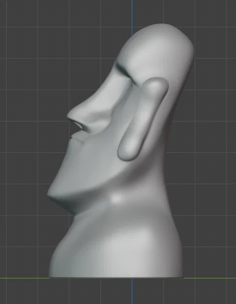 Mô hình tượng đá Moai in 3D trang trí độc đáo - Image 3