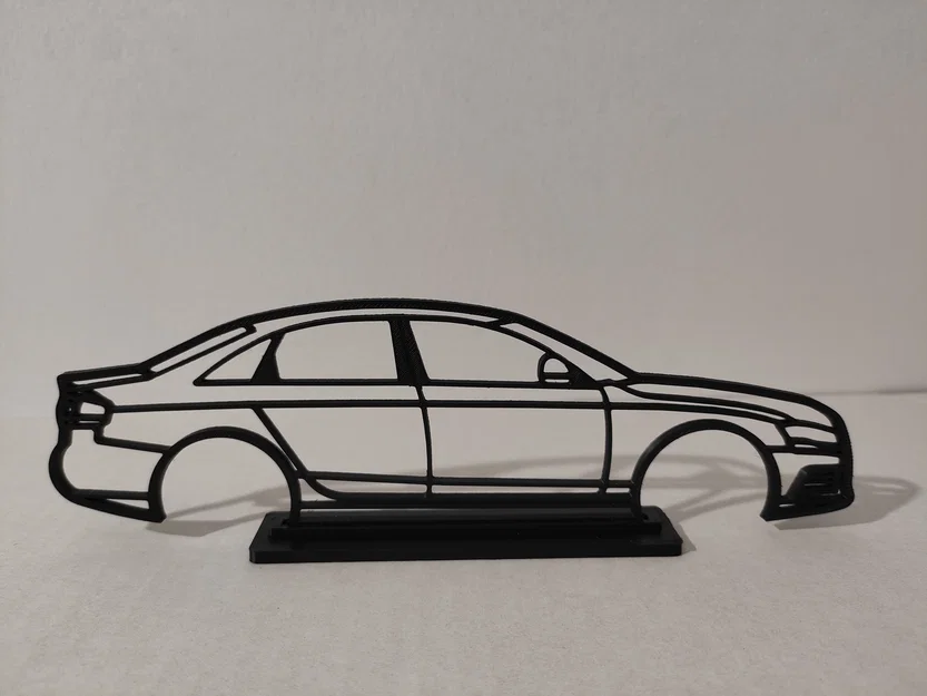 Mô hình khung xe AUDI A4 B8 - Đồ trang trí treo tường/để bàn - Image 3