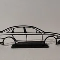 Mô hình khung xe AUDI A4 B8 - Đồ trang trí treo tường/để bàn - Thumbnail 3