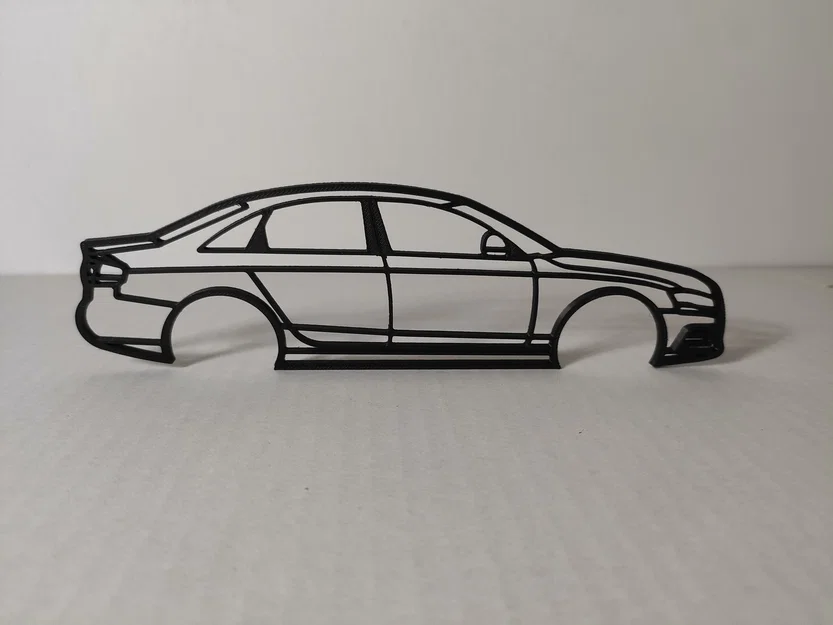 Mô hình khung xe AUDI A4 B8 - Đồ trang trí treo tường/để bàn - Image 4