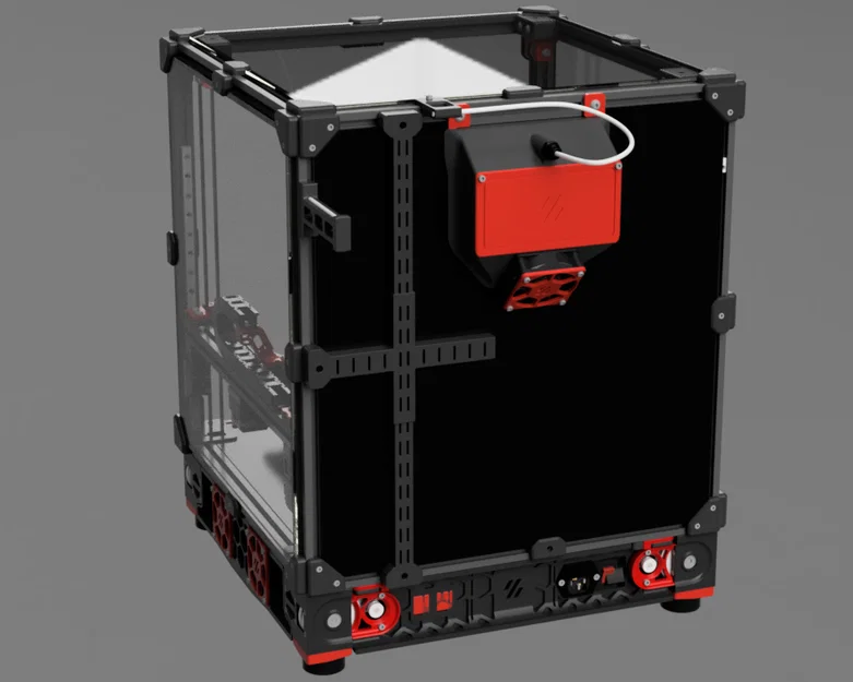 Máng đi dây mặt sau cho máy in Voron 2.4 - Image 1