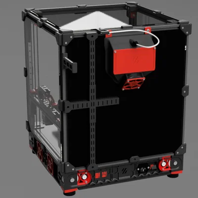 Máng đi dây mặt sau cho máy in Voron 2.4