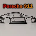 Mô hình trang trí viền xe Porsche 911 (Wall Art) - Thumbnail 1