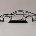 Mô hình trang trí viền xe Porsche 911 (Wall Art) - Thumbnail 2