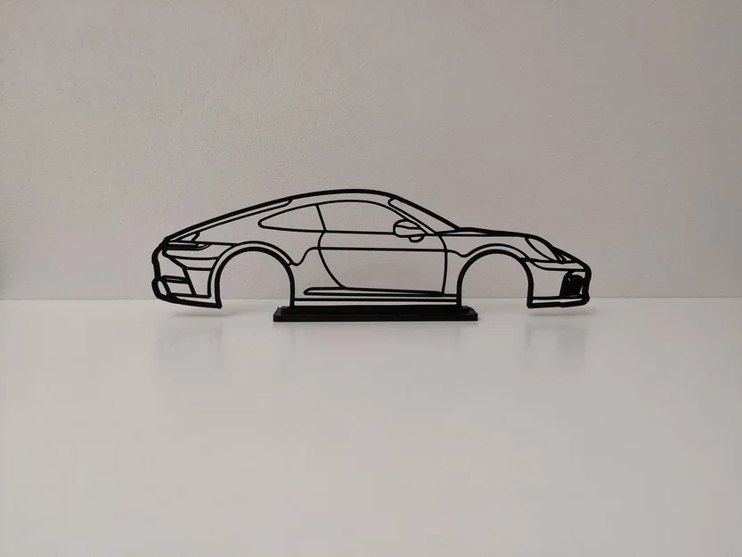 Mô hình trang trí viền xe Porsche 911 (Wall Art) - Image 4