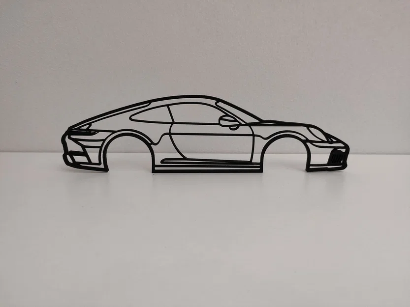Mô hình trang trí viền xe Porsche 911 (Wall Art) - Image 5