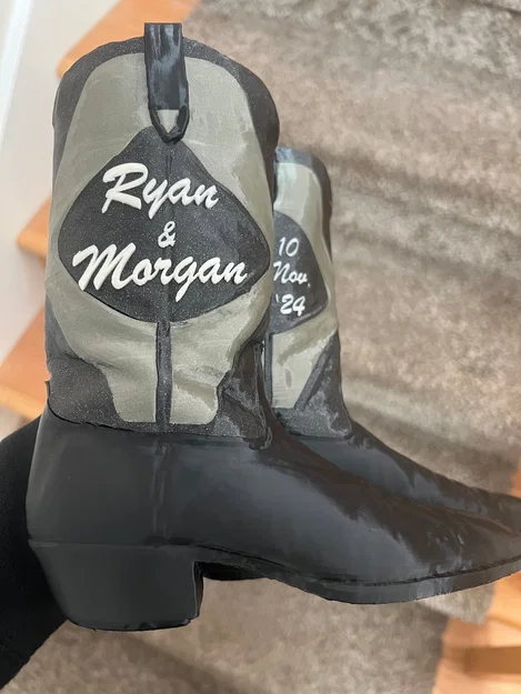 Mô hình ủng Cowboy (Cowboy Boots) in 3D độc đáo - Image 1