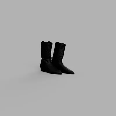 Mô hình ủng Cowboy (Cowboy Boots) in 3D độc đáo