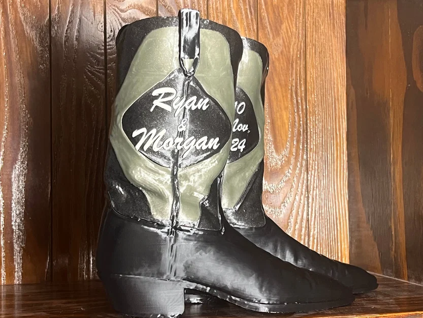 Mô hình ủng Cowboy (Cowboy Boots) in 3D độc đáo - Image 4