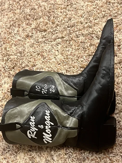 Mô hình ủng Cowboy (Cowboy Boots) in 3D độc đáo - Image 9