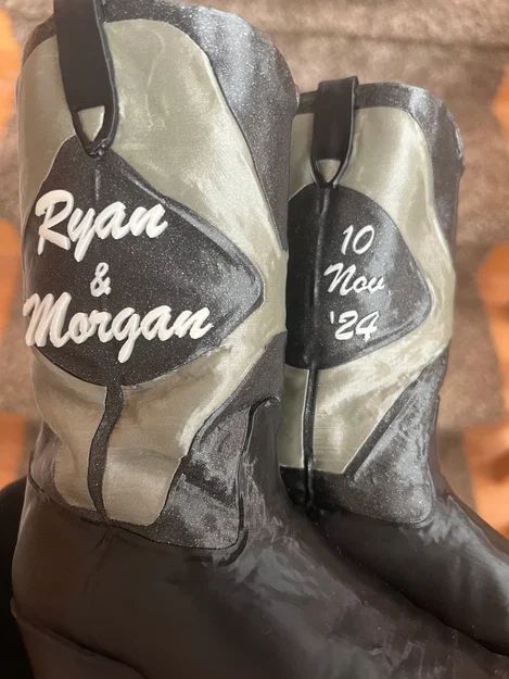 Mô hình ủng Cowboy (Cowboy Boots) in 3D độc đáo - Image 12