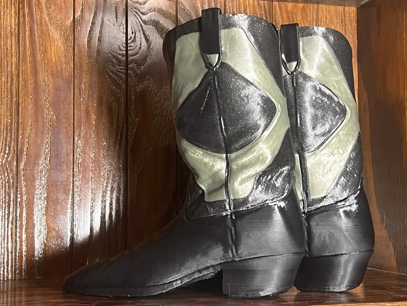 Mô hình ủng Cowboy (Cowboy Boots) in 3D độc đáo - Image 16