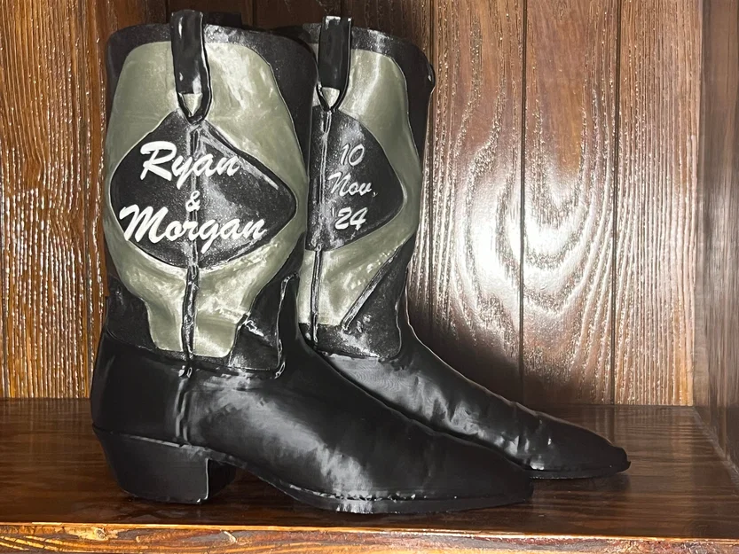 Mô hình ủng Cowboy (Cowboy Boots) in 3D độc đáo - Image 17