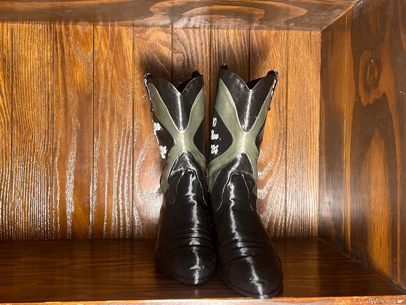 Mô hình ủng Cowboy (Cowboy Boots) in 3D độc đáo - Image 18