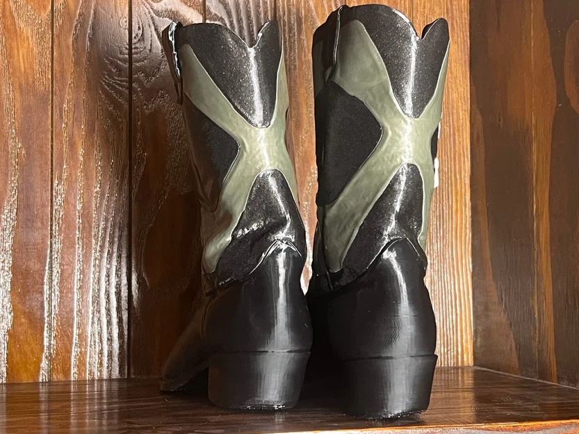 Mô hình ủng Cowboy (Cowboy Boots) in 3D độc đáo - Image 22