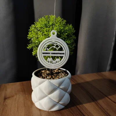 Đồ trang trí Giáng sinh xoay (Merry Christmas)