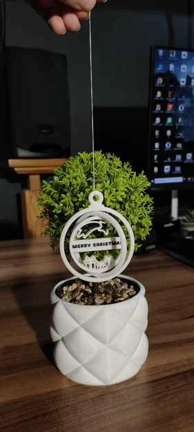 Đồ trang trí Giáng sinh xoay (Merry Christmas) - Image 3