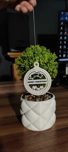 Đồ trang trí Giáng sinh xoay (Merry Christmas) - Image 4