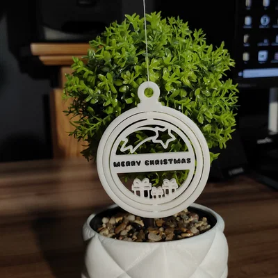 Đồ trang trí Giáng sinh xoay (Merry Christmas)