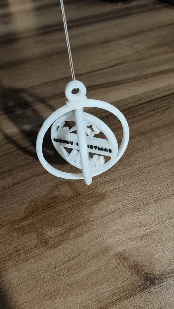 Đồ trang trí Giáng sinh xoay (Merry Christmas) - Image 5